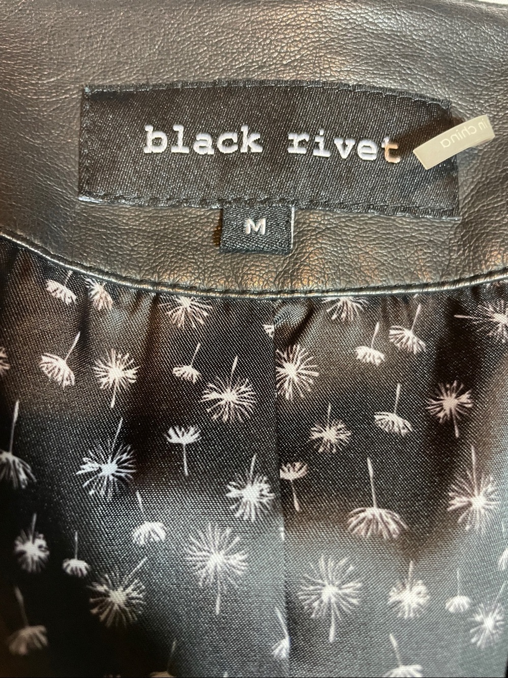 Black Rivet Black Faux Leather Blazer Jacket - Picture 4 of 10